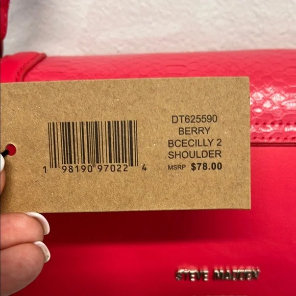 Steve Madden Pink Shoulder Bag with Chain Strap 💖 - Picture 12 of 16